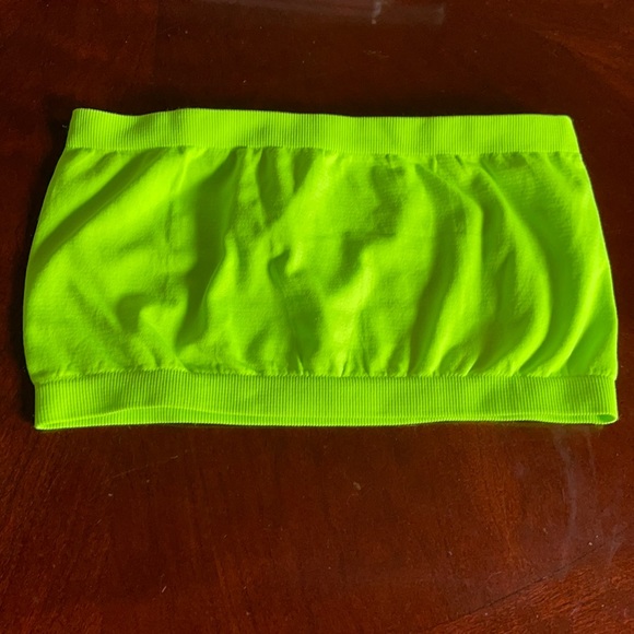 2 Paradise Tube Tops. One Size. Lime Green and Turquoise Blue. Very beachy! - Picture 2 of 9